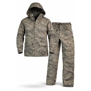 USAF APECS Parka Trousers Set Mens Large Regular Air Force Tiger Stripe Camo